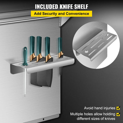 Stainless Steel Range Backsplash with Shelf, 0.76 x 0.78 m, Easy to Clean