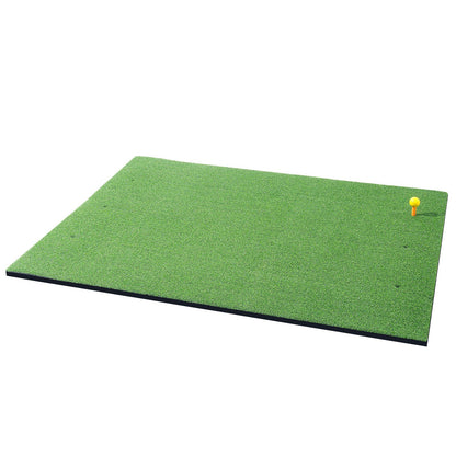 Golf Hitting Mat, 5x4ft Artificial Turf Golf Hitting Mat, Golf Hitting Training Aids with 10 Golf Balls, 9 Golf Tees, Golf Practice Hitting Mat for Backyard Driving Indoor Outdoor Training