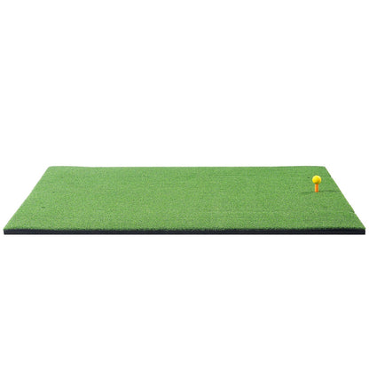 Golf Hitting Mat, 5x4ft Artificial Turf Golf Hitting Mat, Golf Hitting Training Aids with 10 Golf Balls, 9 Golf Tees, Golf Practice Hitting Mat for Backyard Driving Indoor Outdoor Training