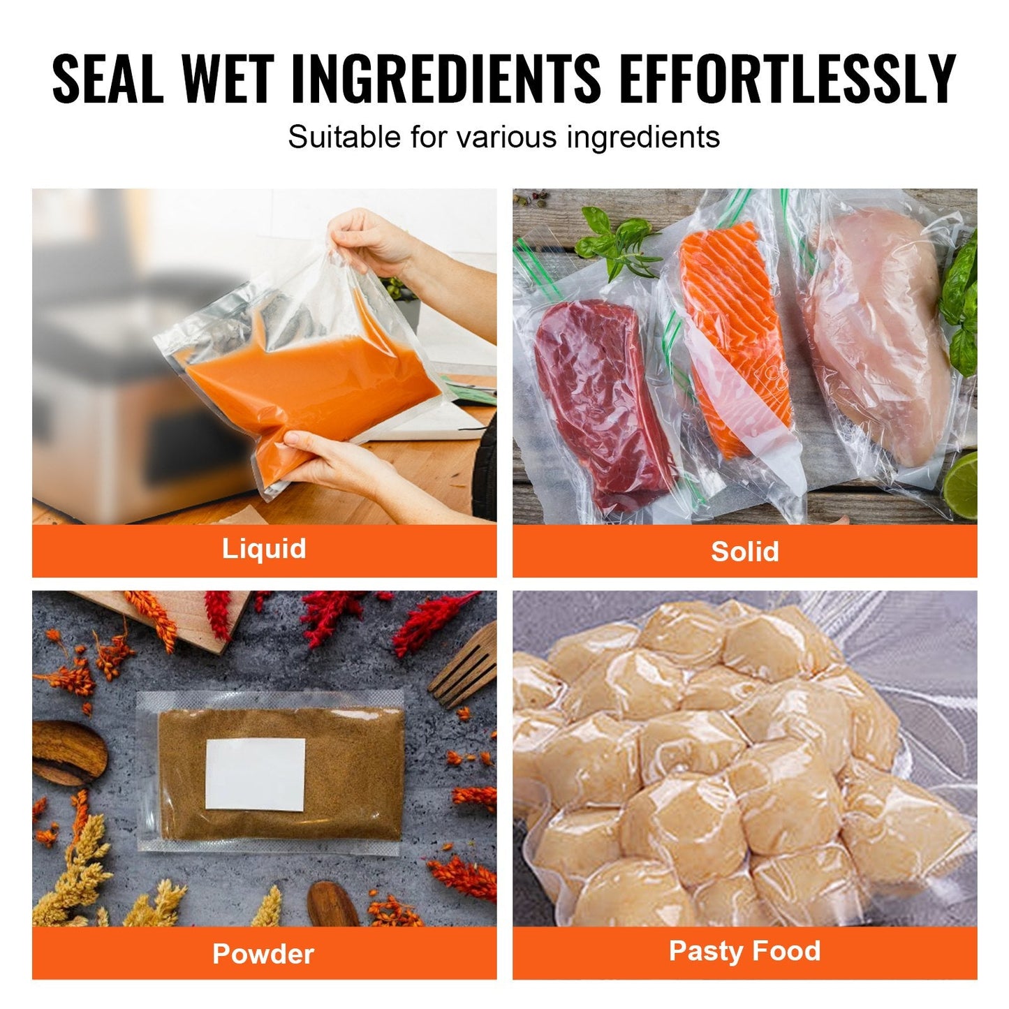 Automatic Deep Chamber Vacuum Sealer, Stainless Steel, 1000W, 21.3 x 19.7 x 36.6 m