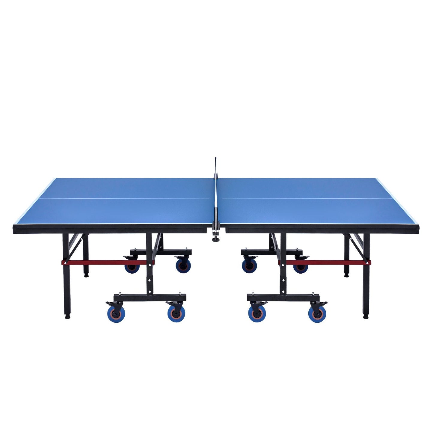 Ping Pong Table, Professional Table Tennis Game, Indoor MDF Portable Table Tennis Table, Foldable Ping Pong Table with Quick Clamp Net and Lockable Wheel, 10 Minute Easy Assembly, 25mm Tabletops