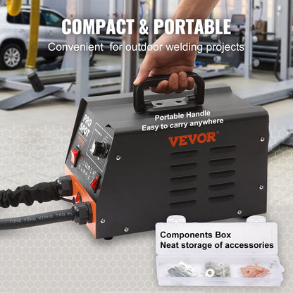3KW Auto Body Dent Repair Spot Welder, 6 Modes, with 16 Welding Accessories