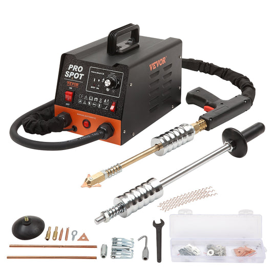 VEVOR Stud Welder Dent Repair Kit, 3KW Spot Welder Dent Puller with 6 Welding Modes,