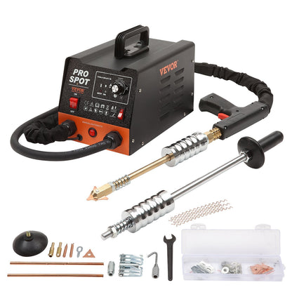 3KW Auto Body Dent Repair Spot Welder, 6 Modes, with 16 Welding Accessories