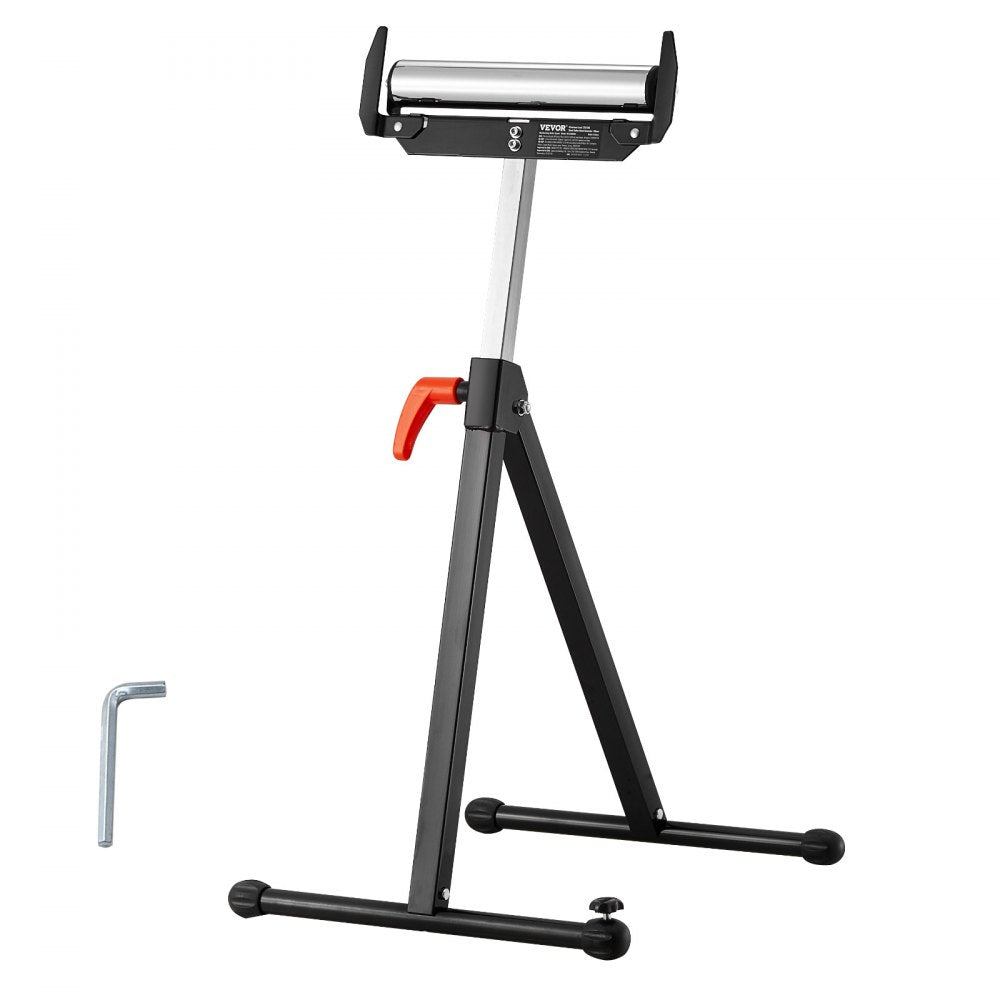 VEVOR Woodworking Roller Stand Max Load 113 kg Adjustable Height 685.8-1092.2 mm