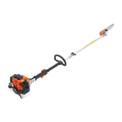Gas Pole Saw Tree Trimmer Rotatable Head 43CC 2-Stroke 25.4 cm Cutting Bar