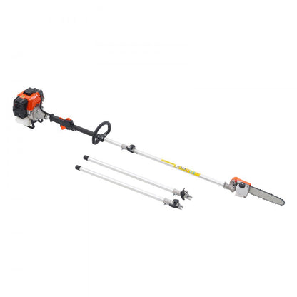Gas Pole Saw Tree Trimmer Rotatable Head 43CC 2-Stroke 25.4 cm Cutting Bar