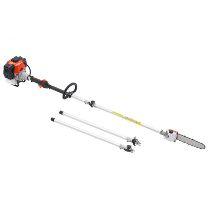 Gas Pole Saw 43CC 2-Stroke Cordless Tree Trimmer 25.4 cm Cutting Bar
