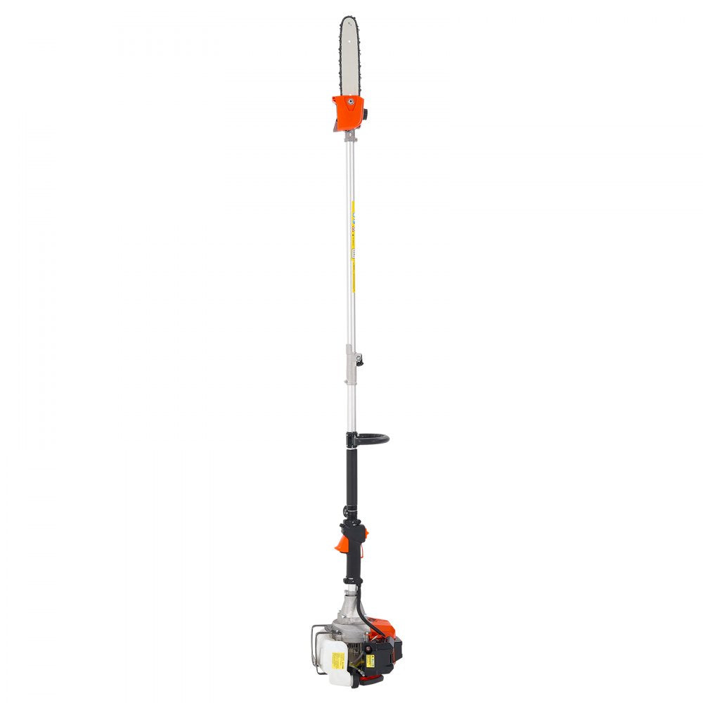 Gas Pole Saw 43CC 2-Stroke Cordless Tree Trimmer 25.4 cm Cutting Bar