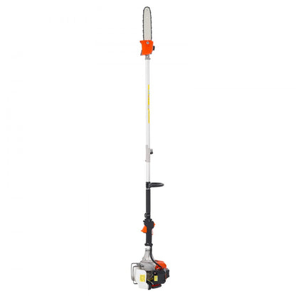 Gas Pole Saw 43CC 2-Stroke Cordless Tree Trimmer 25.4 cm Cutting Bar