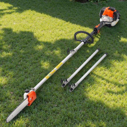 Gas Pole Saw 25CC 2-Stroke Cordless Tree Trimmer 30.5 cm Cutting Bar