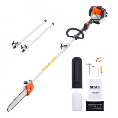Gas Pole Saw 25CC 2-Stroke Cordless Tree Trimmer 30.5 cm Cutting Bar