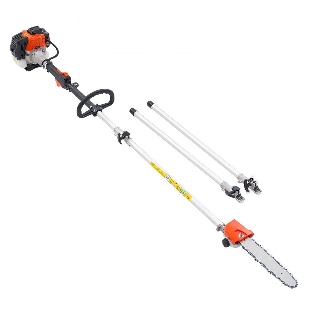Gas Pole Saw 25CC 2-Stroke Cordless Tree Trimmer 30.5 cm Cutting Bar