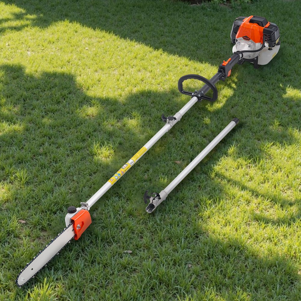 Gas Pole Saw 52CC 2-Stroke Cordless Tree Trimmer 35.6 cm Cutting Bar