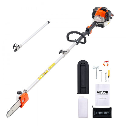 Gas Pole Saw 25CC 2-Stroke Cordless Tree Trimmer 20.3 cm Cutting Bar