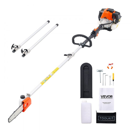 Gas Pole Saw 33CC 2-Stroke Cordless Tree Trimmer 20.3 cm Cutting Bar