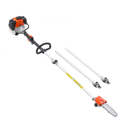 Gas Pole Saw 33CC 2-Stroke Cordless Tree Trimmer 20.3 cm Cutting Bar