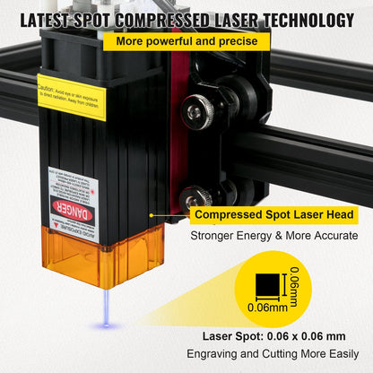 Powerful Desktop Laser Engraver with 0.31 x 0.3 Meter Area and 5.5W Laser Power