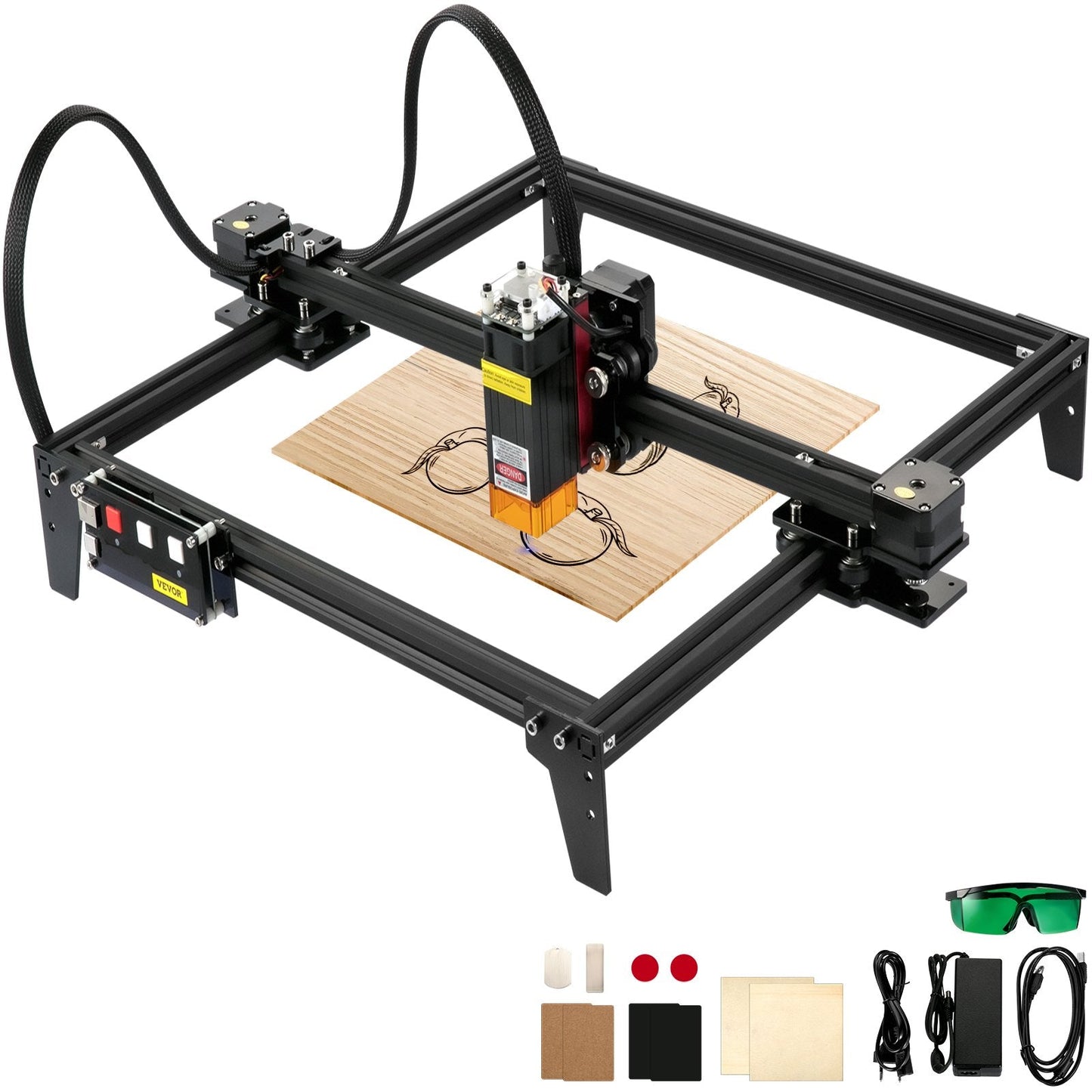 Powerful Desktop Laser Engraver with 0.31 x 0.3 Meter Area and 5.5W Laser Power