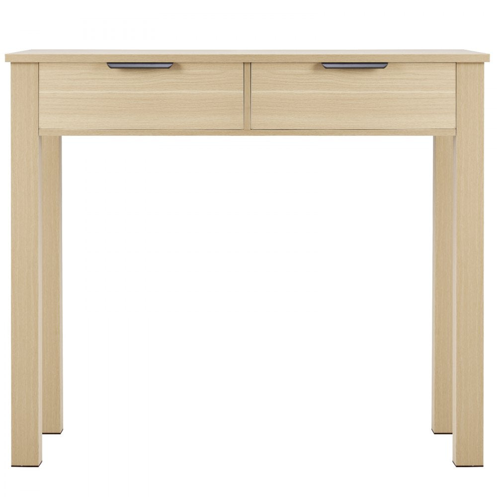 VEVOR Small Desk with Drawer Kids Desk for Bedroom Simple Study Table Light Wood