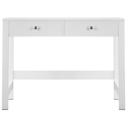 VEVOR Small Desk with Drawers Kids Desk for Bedroom Simple Study Table White