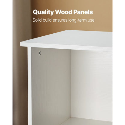 Toy Storage Organizer 3-Tier Wooden Cabinet 11 Section Cubbies with Drawer