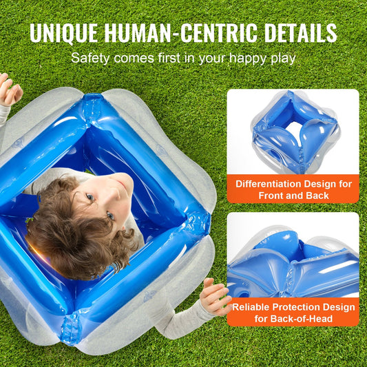 Inflatable 0.6M Sumo Zorb Balls for Kids - 2-Pack, Durable Outdoor Fun Toy