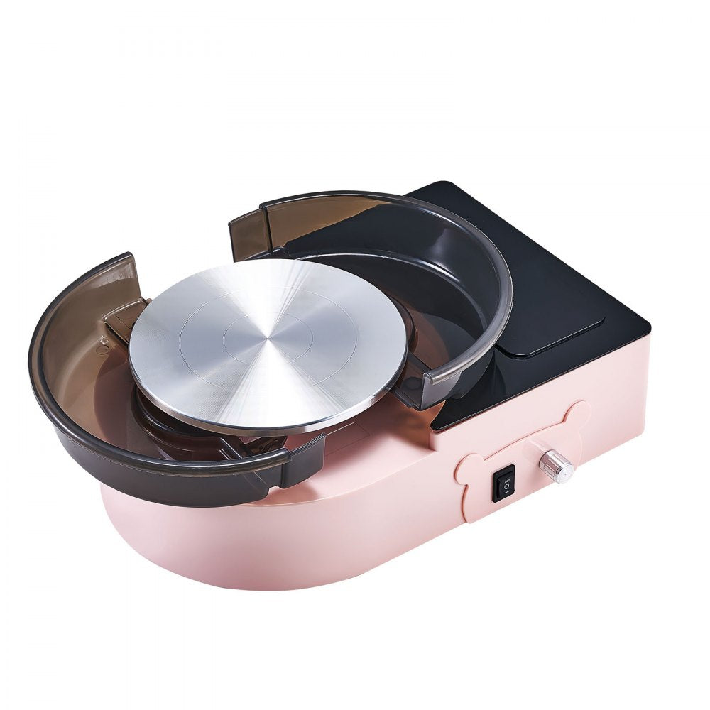Mini Pottery Wheel Electric Clay Wheel for Kids and Adults 158 mm Pink