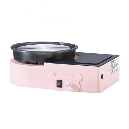 Mini Pottery Wheel Electric Clay Wheel for Kids and Adults 158 mm Pink