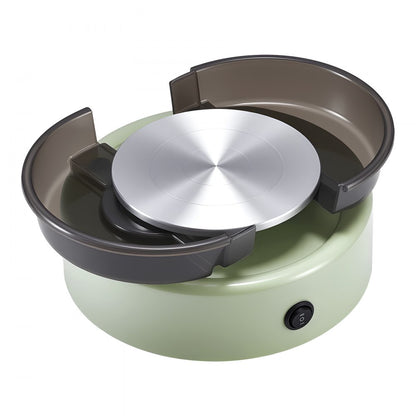 Mini Pottery Wheel Electric Clay Wheel for Kids 158 mm Turntable Green