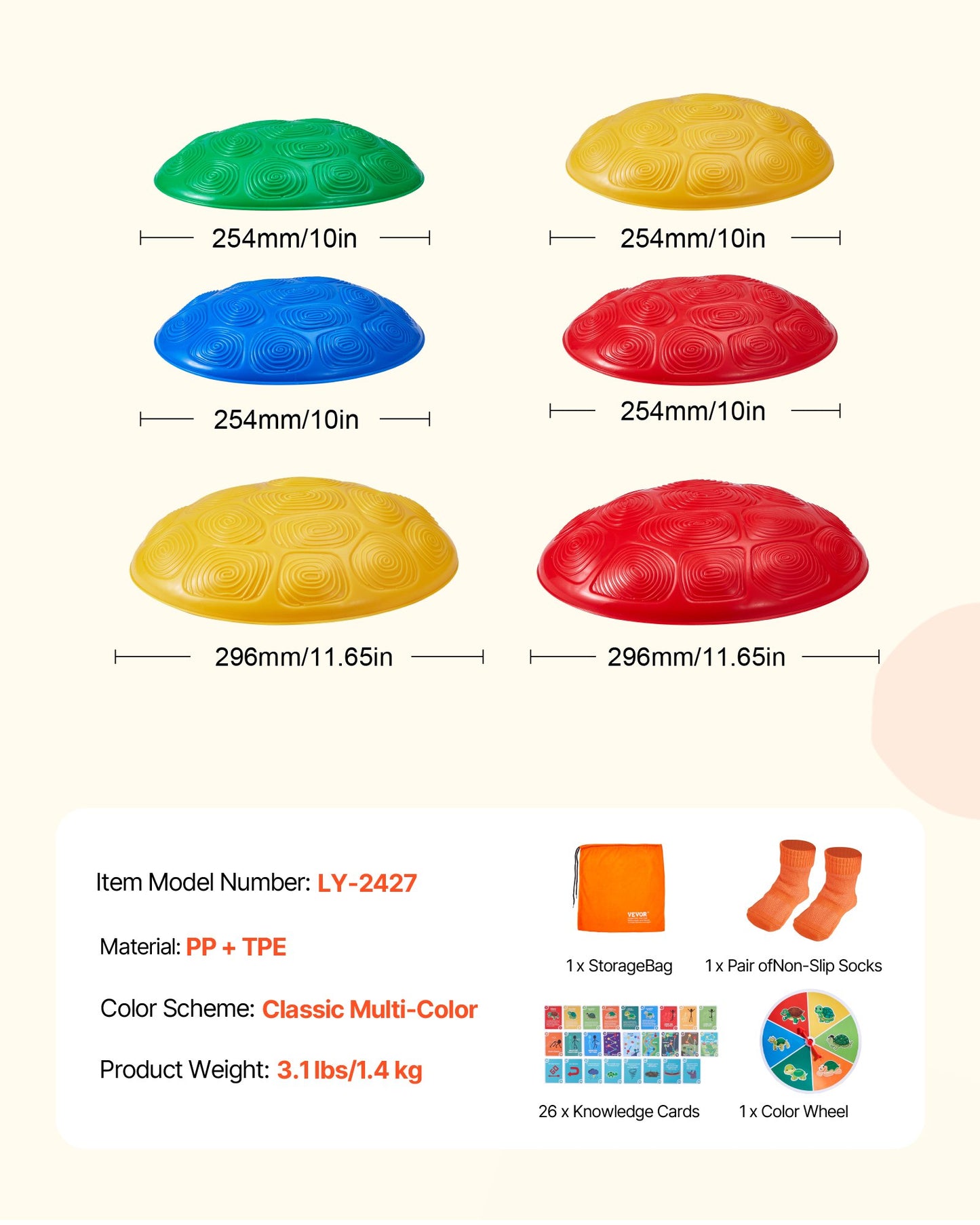 Turtle Balance Stepping Stones, 6 PCS, Up to 100 kg Kids Turtle Jumping Stones Steps Stones, Toddler Obstacle Course Coordination Game Toys Indoor or Outdoor Play for Children Aged 3 4 5 6 7 8+
