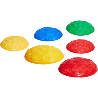 Turtle Balance Stepping Stones, 6 PCS, Up to 100 kg Kids Turtle Jumping Stones Steps Stones, Toddler Obstacle Course Coordination Game Toys Indoor or Outdoor Play for Children Aged 3 4 5 6 7 8+