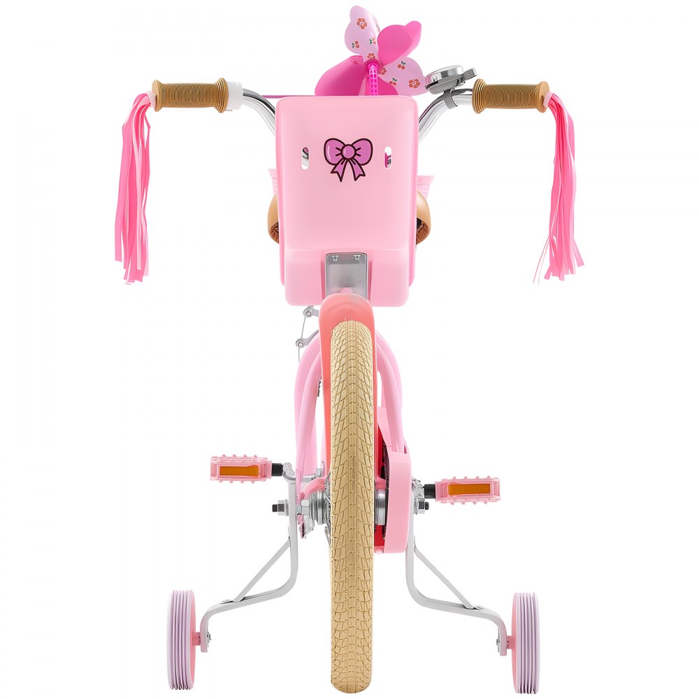 VEVOR Kids Bike 16 Inches Princess Style Children Bicycle for Girls Aged 4-8