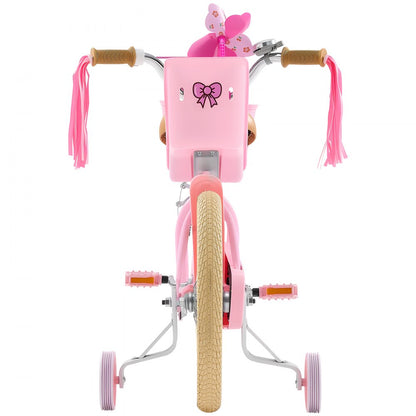 VEVOR Kids Bike 16 Inches Princess Style Children Bicycle for Girls Aged 4-8