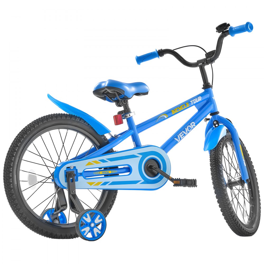 VEVOR Kids Bike 18 Inches BMX Style Children Bicycle for Boys & Girls Aged 5-10