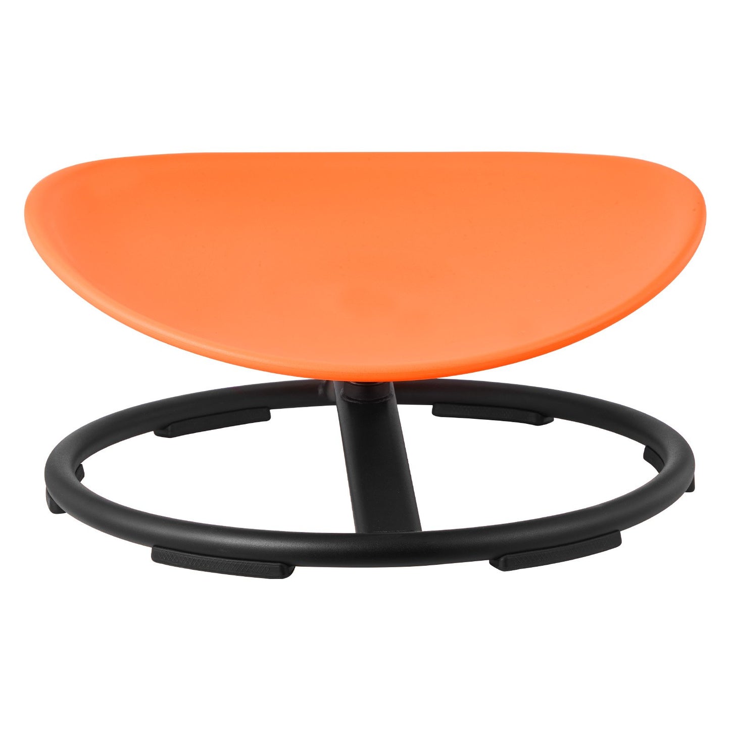 Kids Swivel Chair, 220 lbs Capacity, Sensory Spinning Chair, Autistic Kids Sensory Toy Seat with Non-Slip Metal Base, Round Shape Toddler Sit & Spin Seat for Coordination Balance Focus, Orange