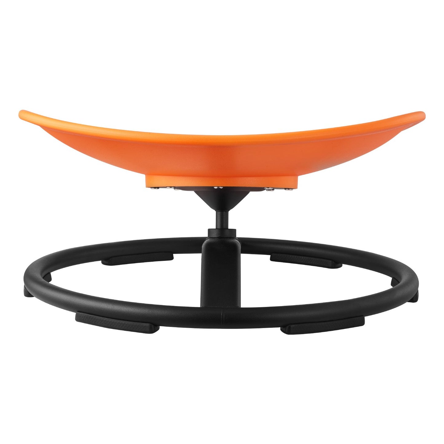 Kids Swivel Chair, 220 lbs Capacity, Sensory Spinning Chair, Autistic Kids Sensory Toy Seat with Non-Slip Metal Base, Round Shape Toddler Sit & Spin Seat for Coordination Balance Focus, Orange