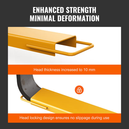 VEVOR Pallet Fork Extensions 60 Inch Length 6 Inch Width Forklift Extensions for