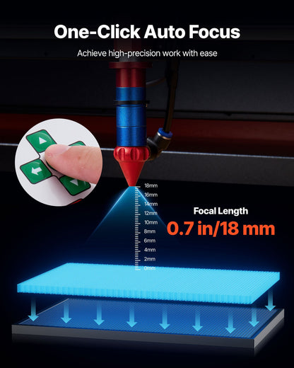 130W CO2 Laser Engraver, 1400 x 900 mm, CO2 Laser Engraver Cutter Machine with Water Chiller, 2 Way Pass Air Assist, 1200 mm/s Speed, Autofocus Engraving Cutting Machine, for Wood Acrylic Glass