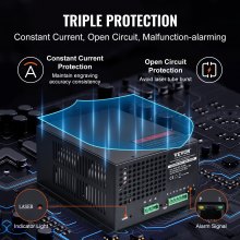100W CO2 Laser Power Supply for Engravers and Cutters, Easy Installation