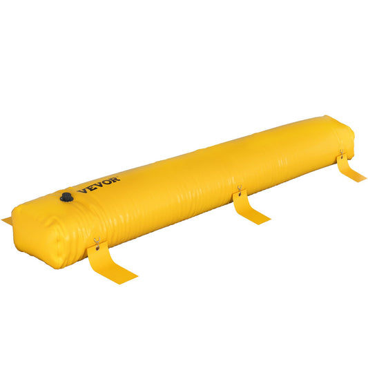 VEVOR Flood Barrier, 12 ft Length x 12 in Height Sandbag Alternative, Water Barrier