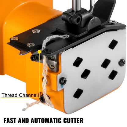 Portable Yellow Bag Stitcher with Adjustable Features for Express Packaging