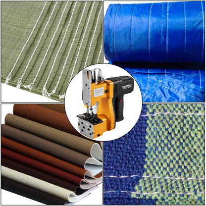 Portable Yellow Bag Stitcher with Adjustable Features for Express Packaging