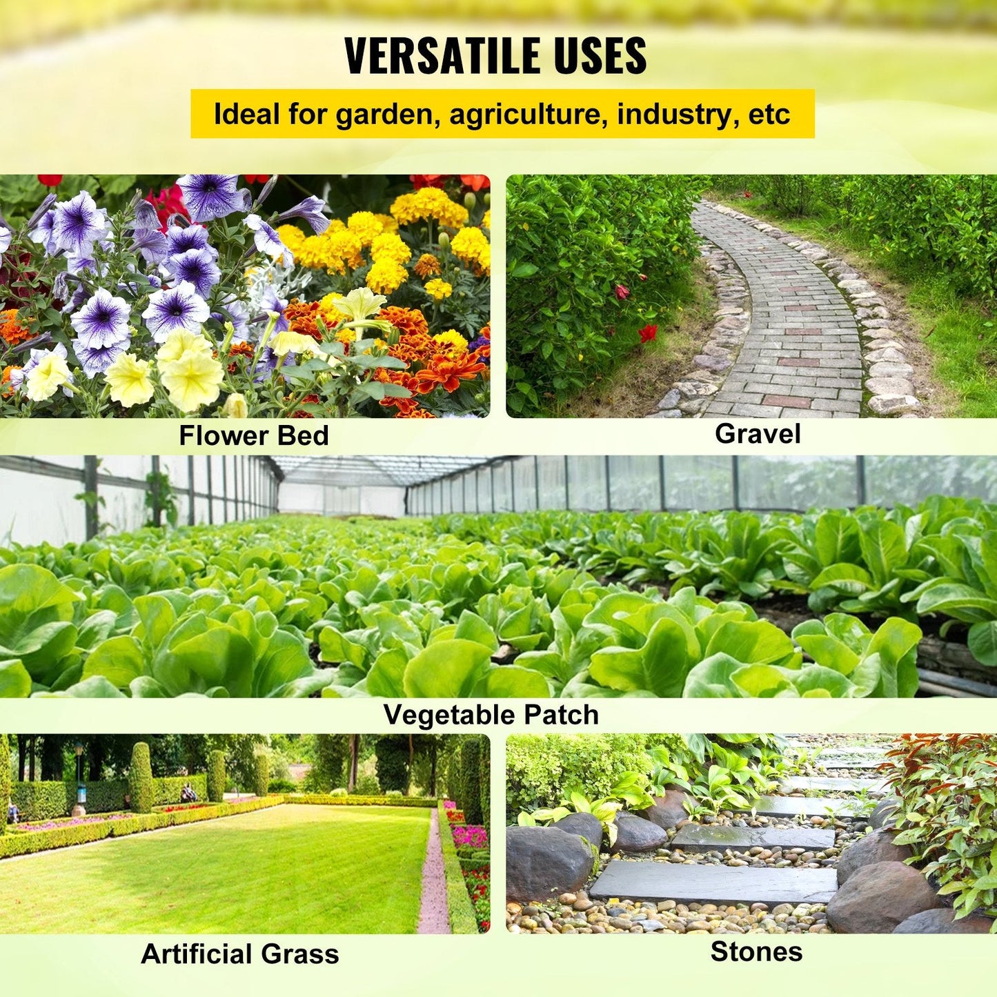 Heavy Duty 1.2 x 91.4 m Landscape Fabric for Weed Control and Soil Enrichment