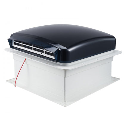 VEVOR RV Vent Roof Fan 355.6 mm Reversible with Rain Cover Power Top Lid