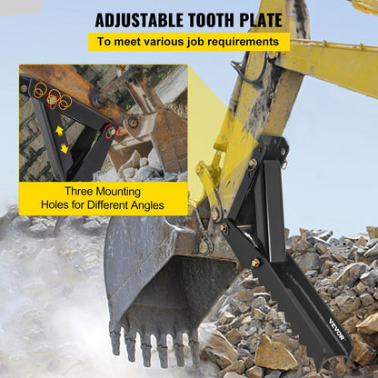 Adjustable 0.81m Backhoe Excavator Thumb Attachment with 12MM Bolt-On Design