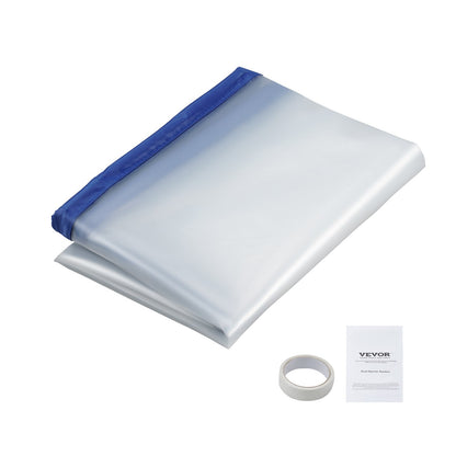 VEVOR Dust Barrier 7.5 x 4 Ft Dust Barrier Door Kit with Magnetic Self-Closing