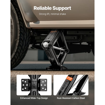 VEVOR RV Scissor Jacks 2268kg 59.5cm RV Stabilizer Leveling Scissor Jacks 4 Set