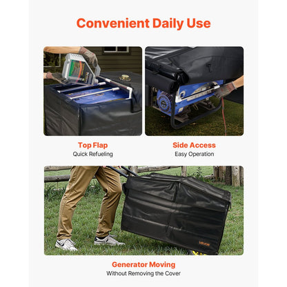 Generator Cover Universal Waterproof Cover for 3500-12000W 865x660x535 mm