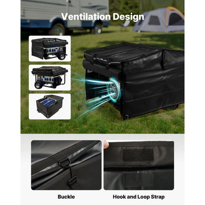 Generator Cover Universal Waterproof Cover for 3500-12000W 865x660x535 mm